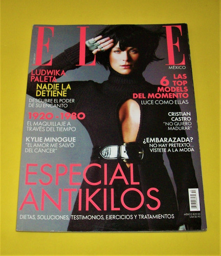 Ludwika Paleta Revista Elle Silvia Navarro Kylie Minogue