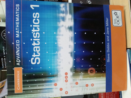 Statistics 1 Cambridge Advanced Mathematics Nuevo - Devoto