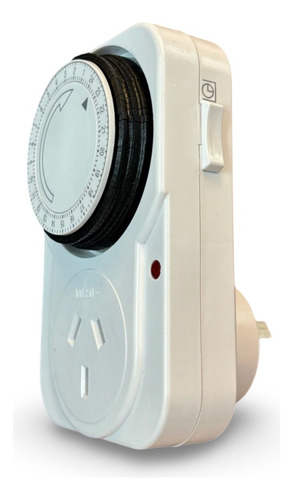 Timer Analogico Mecanico Programable Reloj Enchufable 24 Hs
