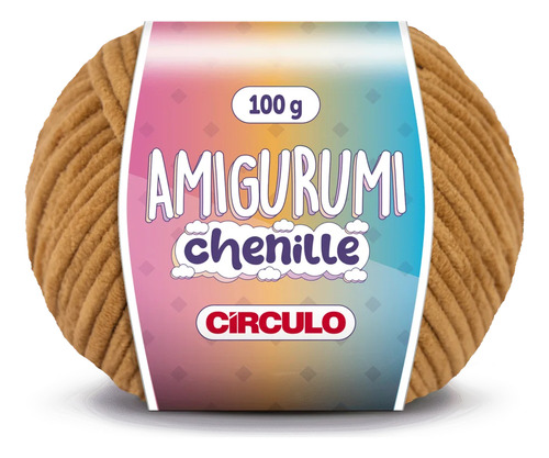 Amigurumi Chenille Círculo - 100 Gramas - 110 Metros Cor 7148 - Craft