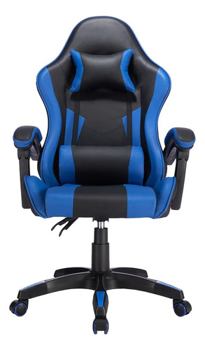 Silla Gamer Infinity Escritorio Pc Sillon Azul