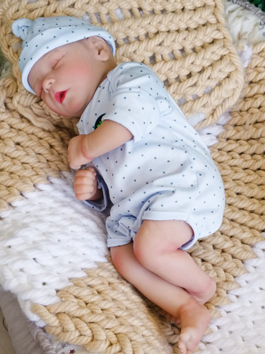 Bebé Reborn Original Cuerpo Algodón Con Latido De Corazón