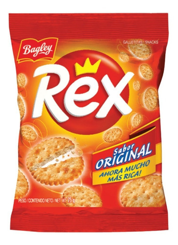 Rex Galletitas Paquete 75g X3un- Kiosco Full7x24