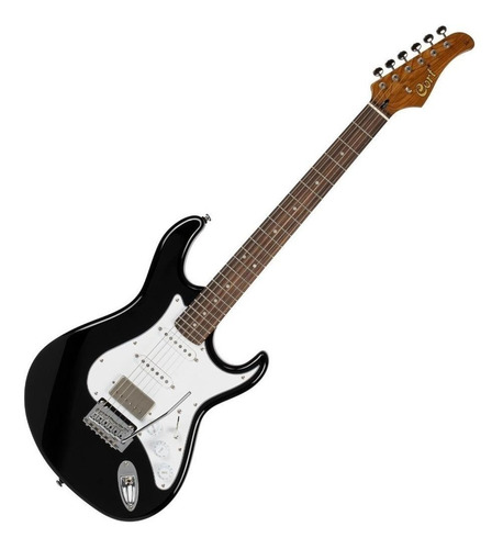 Guitarra eléctrica Cort G Series G260CS de aliso black con diapasón de granadillo brasileño