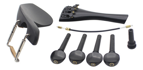 Kit Accesorios Violín 4/4: Descanso Mentonera, Clavija Afina