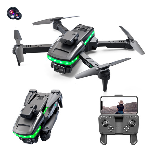 Drone Con Cámara Dual 1080p Para Adultos Y Niños, Plegable F