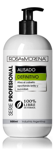 Alisado Definitivo  Sin Formol Rosa & Morena X 5 Unidades