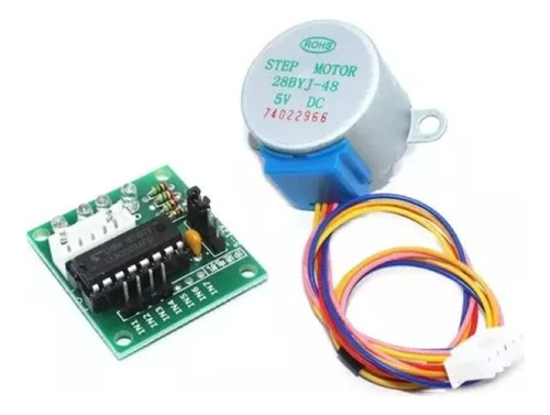 5 Pzas De Motor A Pasos 28byj-48 Con Driver Unl2003, Arduino