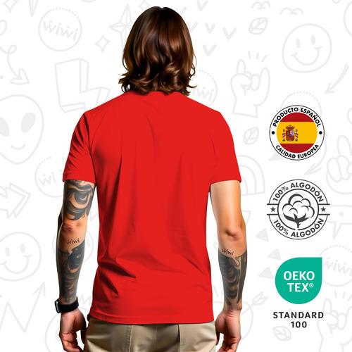Polera Hombre Manga Corta Basico Algodon Slim Fit
