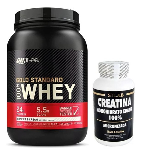 Optimum Nutrition 2lb + Creatina Sylab 120g