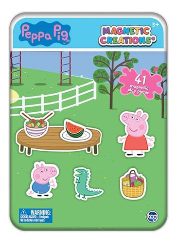 Tcg Toys Lata Magnética De Peppa Pig