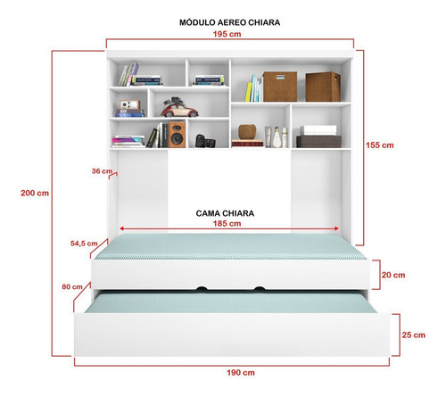 Quarto Infantil Chiara Phoenix Baby