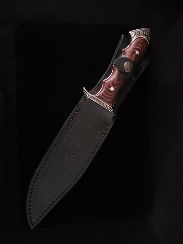 Imagen 4 de 6 de Cuchillo Venecia 180mm Plateado C/funda Marca Muela
