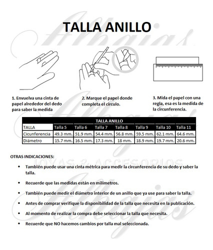 Anillo Cadena De Eslabones Giratoria En Acero Inoxidable