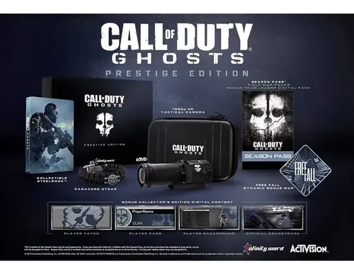 Cod Ghosts Prestige Edition C/ Camera Tatica Hd - Xbox 360