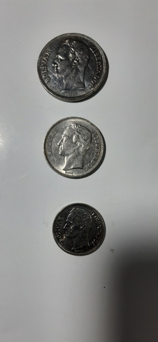 Monedas  De Niquel De Venezuela 