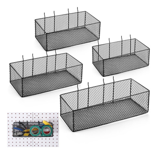 Norme Juego 4 Cesta Tablero Clavija Tamaño Organizador Pared