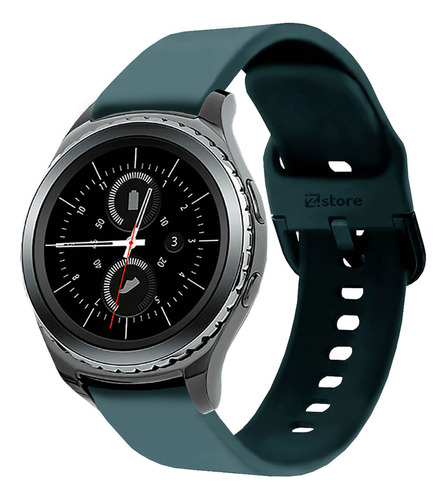 Correa Compatible Samsung Gear S2 Classic Verde Oscuro