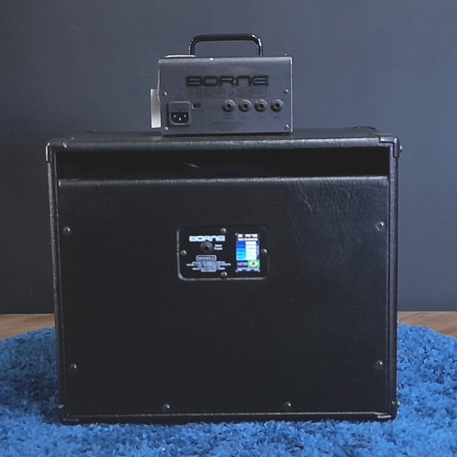 Imagem 3 de 4 de Amplificador Guitarra Borne Mob T30 + Caixa Mob 110 Preta
