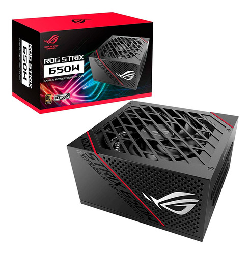 Fuente Poder Gamer Pc 650w Asus Rog Strix 80 Plus Gold 