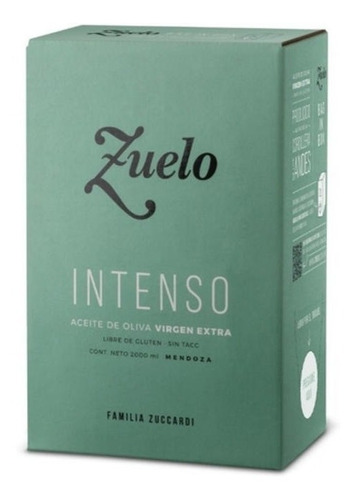 Aceite Zuelo Intenso X2 Litros - De Oliva Sin Tacc Zuccardi