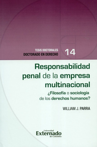 Libro Responsabilidad Penal De La Empresa Multinacional