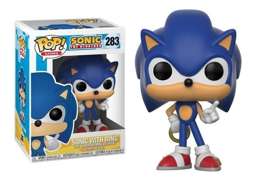 Muñeco Funko Pop Sonic The Hedgehog Sonic Con Anillo En Caja