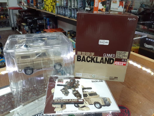 Gunner Backland Badcube Figura Transformable