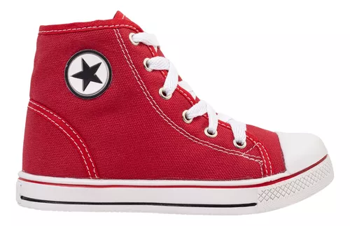 All Star Cano Alto Vermelho Masculino Feminino oferta