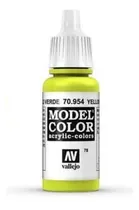 Comprar Vallejo Model Color 17ml Pintura Acrílica Color 78 Amarillo Verde 70.954