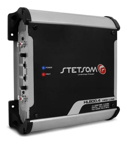 Imagem 2 de 4 de Módulo Amplificador Stetsom Hl800.4 900w 2 Ohms 4 Canais