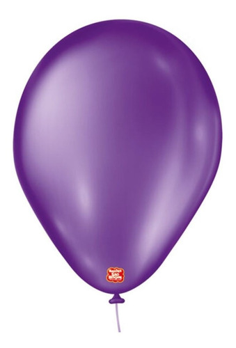 Balões/bexiga São Roque Nº 7 Cintilante C/50un Cor Violeta