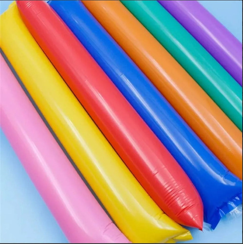 Colores Aplaudidores Inflabes Sin Impresión 30 Pares/60pcs Azul