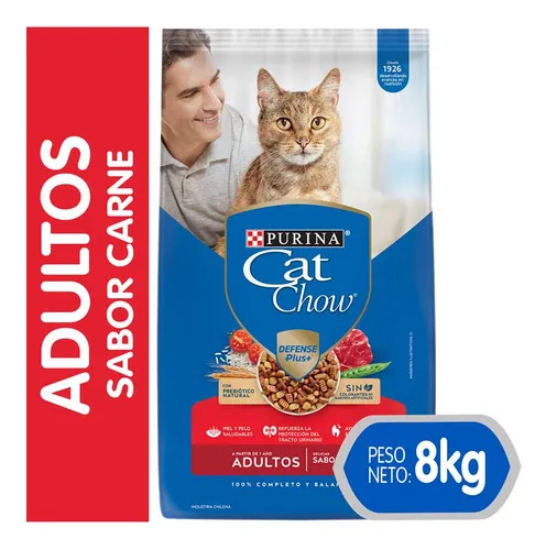 comprar Cat Chow® Adultos Carne 8 Kg. Np