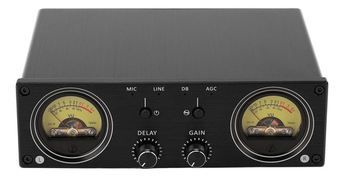 Convertidor De Audio Rca Xlr Con Medidor De Vu, Panel Db, Pa