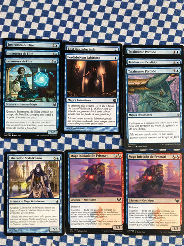 Deck Pauper Magos Controle E Dano Magic The Gathering L69 L69 Inglês E Português (Usado)
