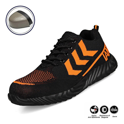 Tenis Industriales Hombre Seguridad Trabajo Casquillo Wb775