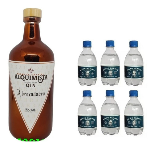 Gin Alquimista Abracadabra 500ml. Cuarentena Dry + 6 Tónicas