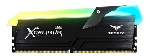 Memoria RAM T-Force XCalibur RGB gamer color black 16GB 2 Team Group TF5D416G4000HC18EDC01
