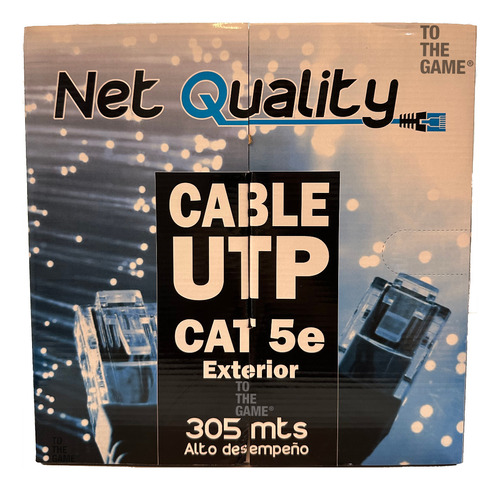 Cable Utp Exterior 2 Pares Rollo 305mts Camara Cctv Alarma