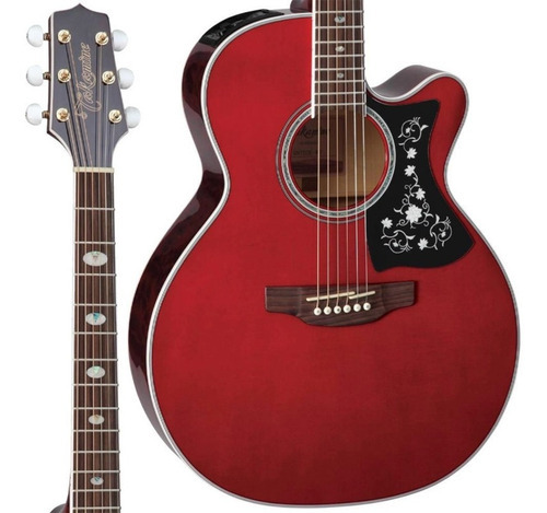 Guitarra Takamine GN75ce Wr & TK40d, color rojo abeto macizo, guía para la mano derecha