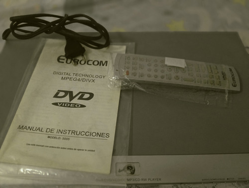 Dvd Eurocom 3808 1080p Con Control Remoto Y Usb (Usado)