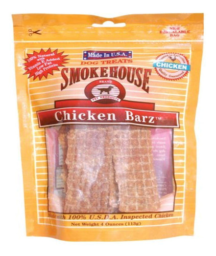 Smokehouse - Golosinas 100% Naturales De Pollo Barz Para Per