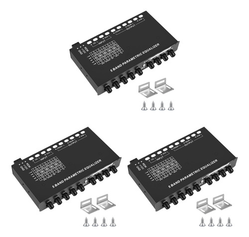 Ecualizador De Audio Para Coche De 3 Bandas De 5 Bandas, Amp