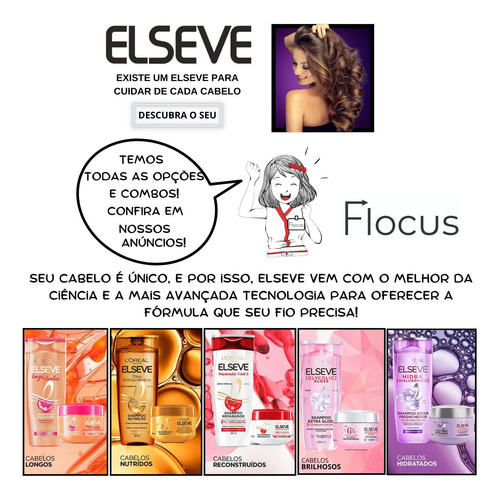 Kit Elseve Pure Hialurônico Shampoo Micelar Antioleosidade