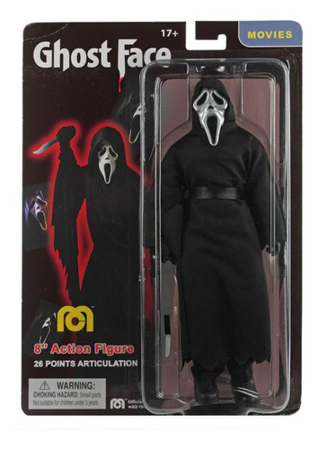 Ghostface (color De Cara Al Azar) Figura De Mego 