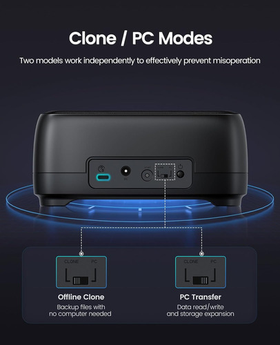Orico Disco Duro Externo Duplicador Clonador Usb 3.2 ...