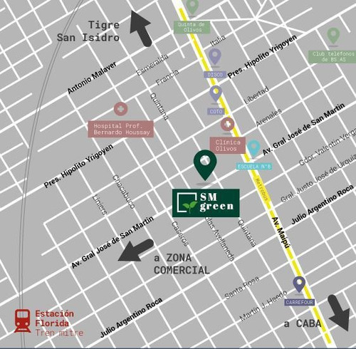 Imagen 4 de 5 de Dos Ambientes A Estrenar - Vicente López