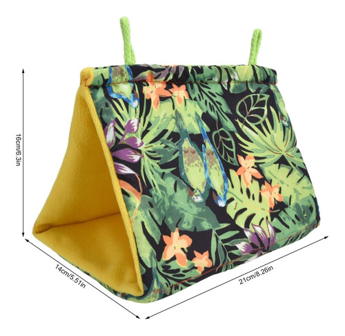 Sombra De Hamaca Triangular Para Pájaros Y Mascotas, Cabaña