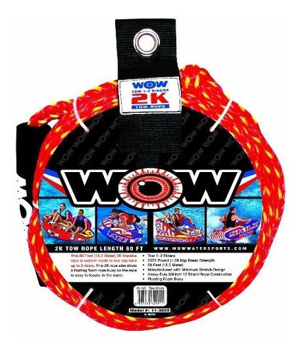 Wow World Of Watersports, Cuerdas De Remolque Flotantes, Boy